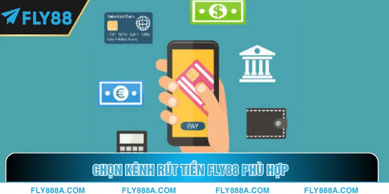 Chọn kênh rút tiền Fly88 phù hợp